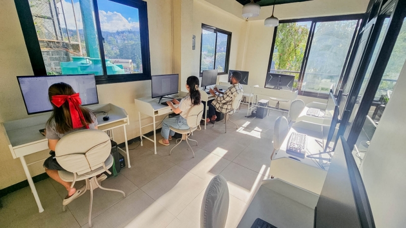 フィリピン留学 Cebu21 - Challenger Campus-Computer Room-1